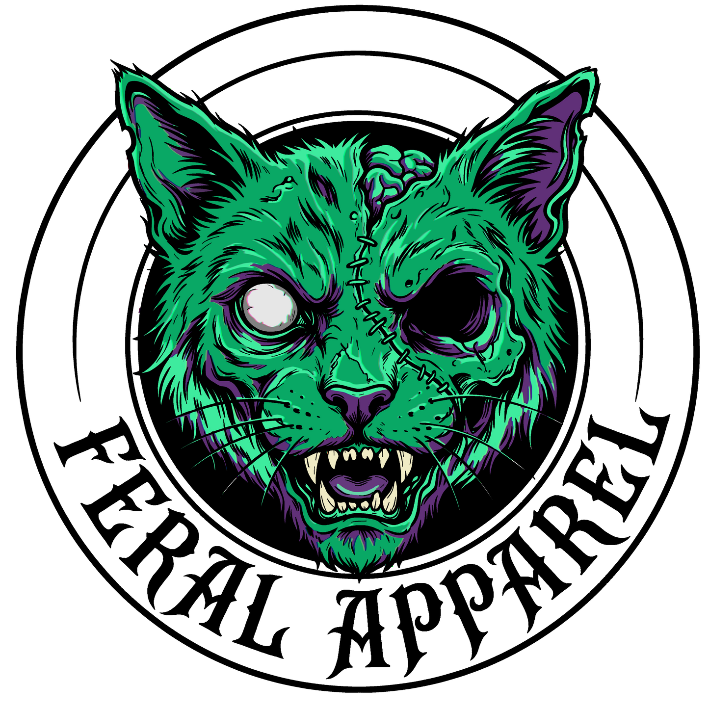 Feral Apparel Logo Sticker