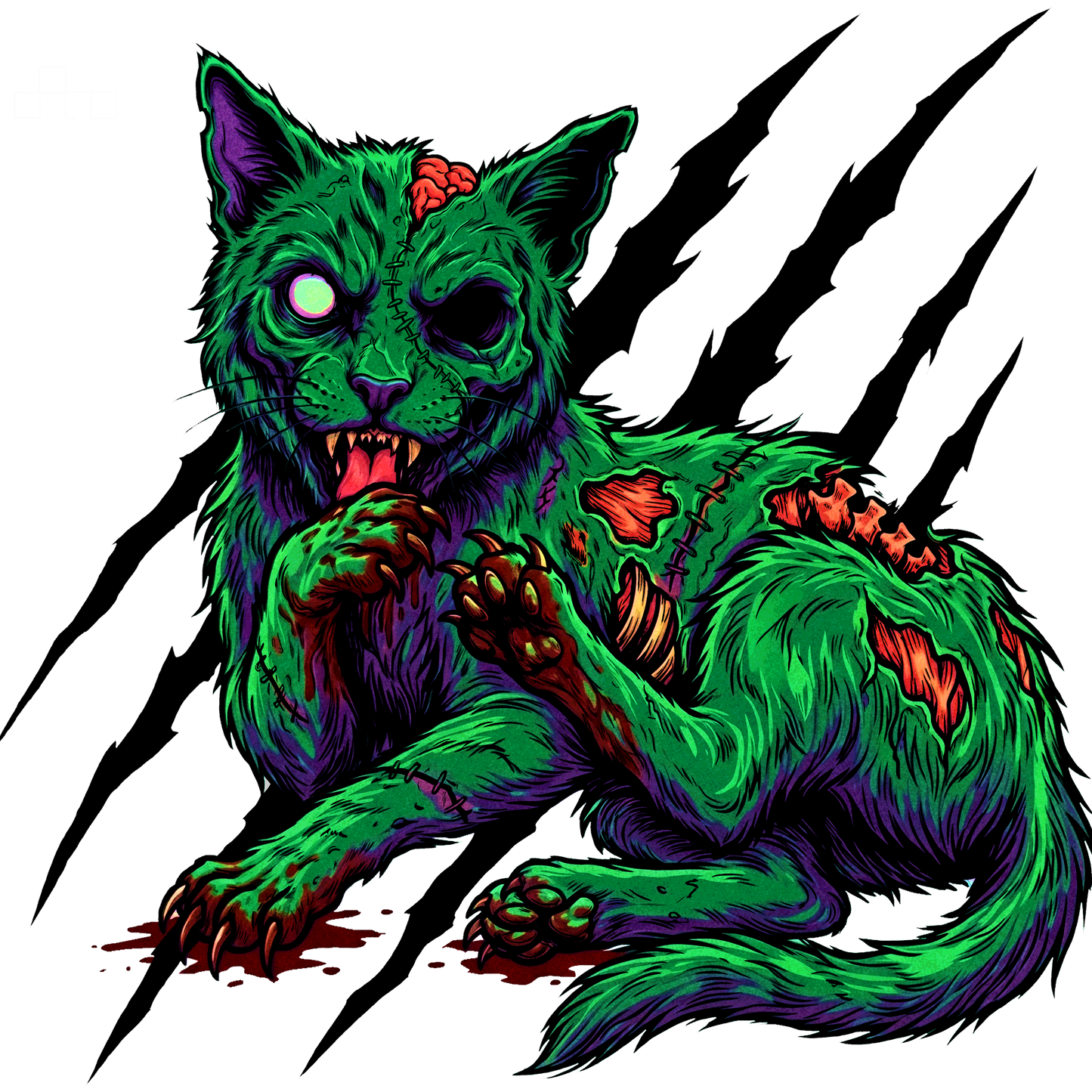 Pretty Kitty 3 inch Sticker (color)