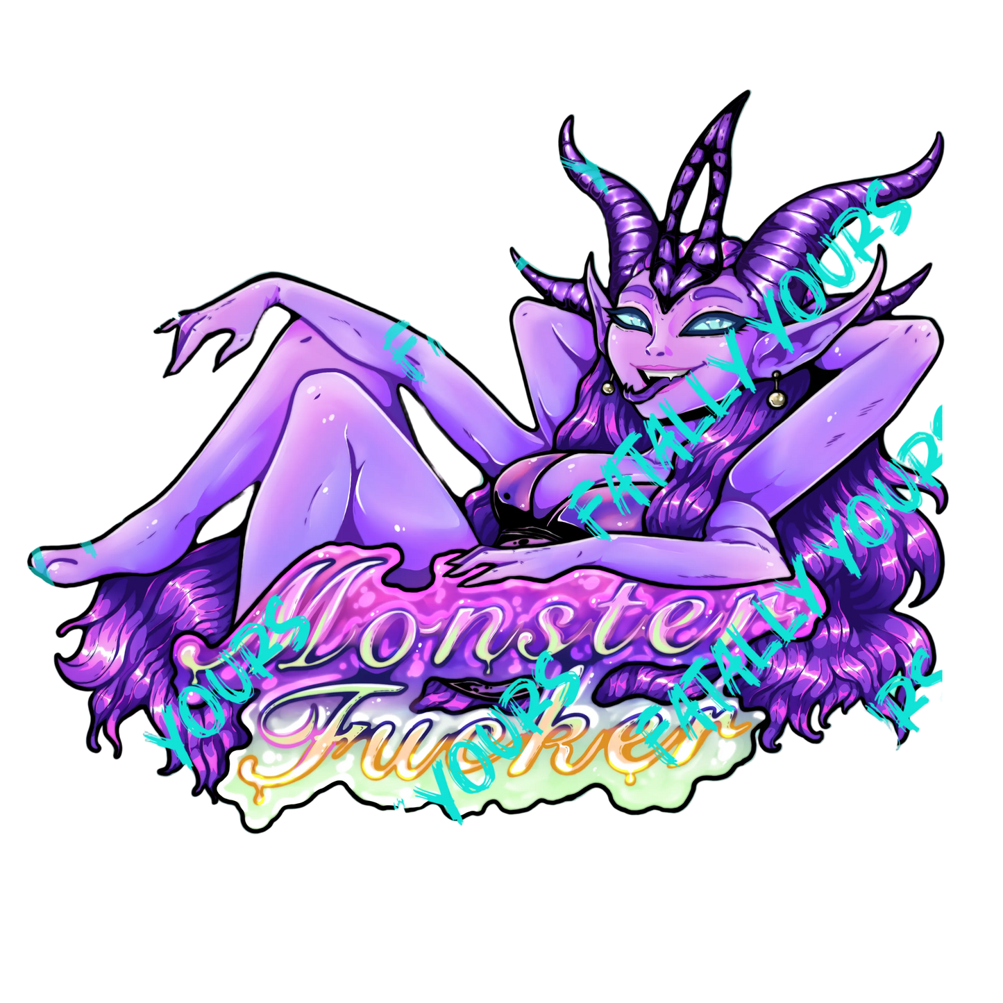 Monster F*cker Alien Sticker