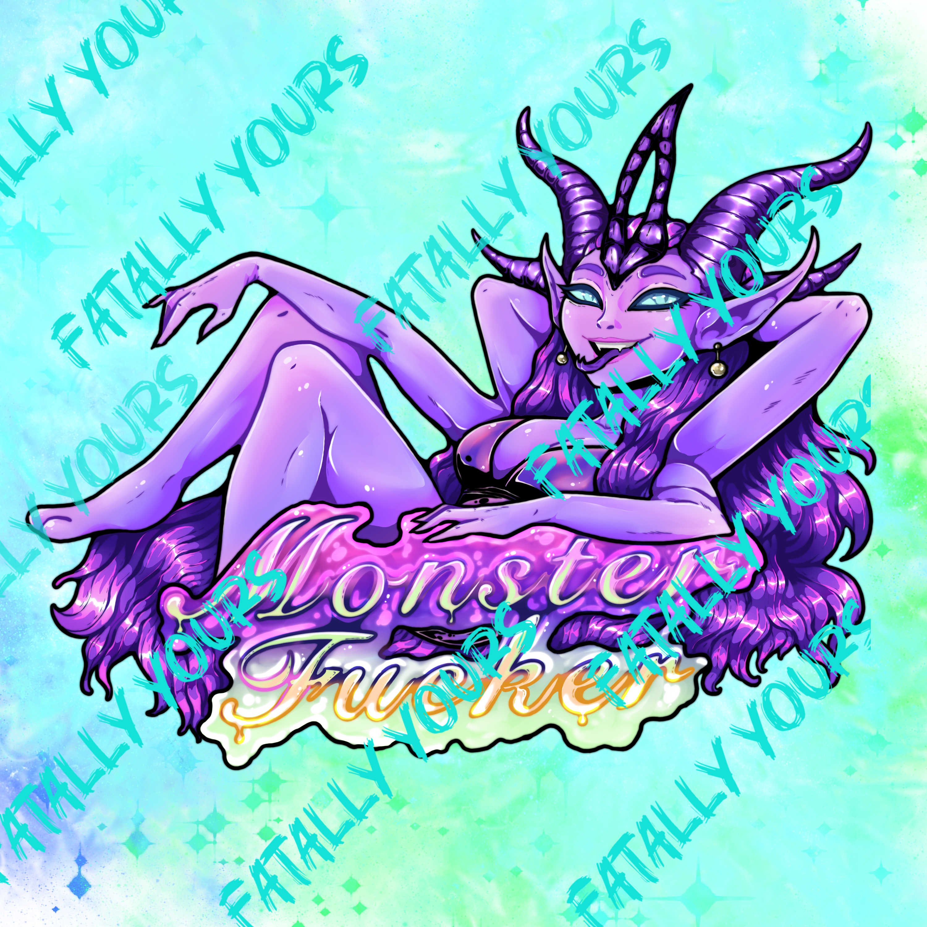 Monster F*cker Alien Sticker