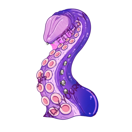 Pierced Tentacle Peen Sticker