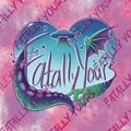Fatally Yours Logo Sticker Blue/Purple