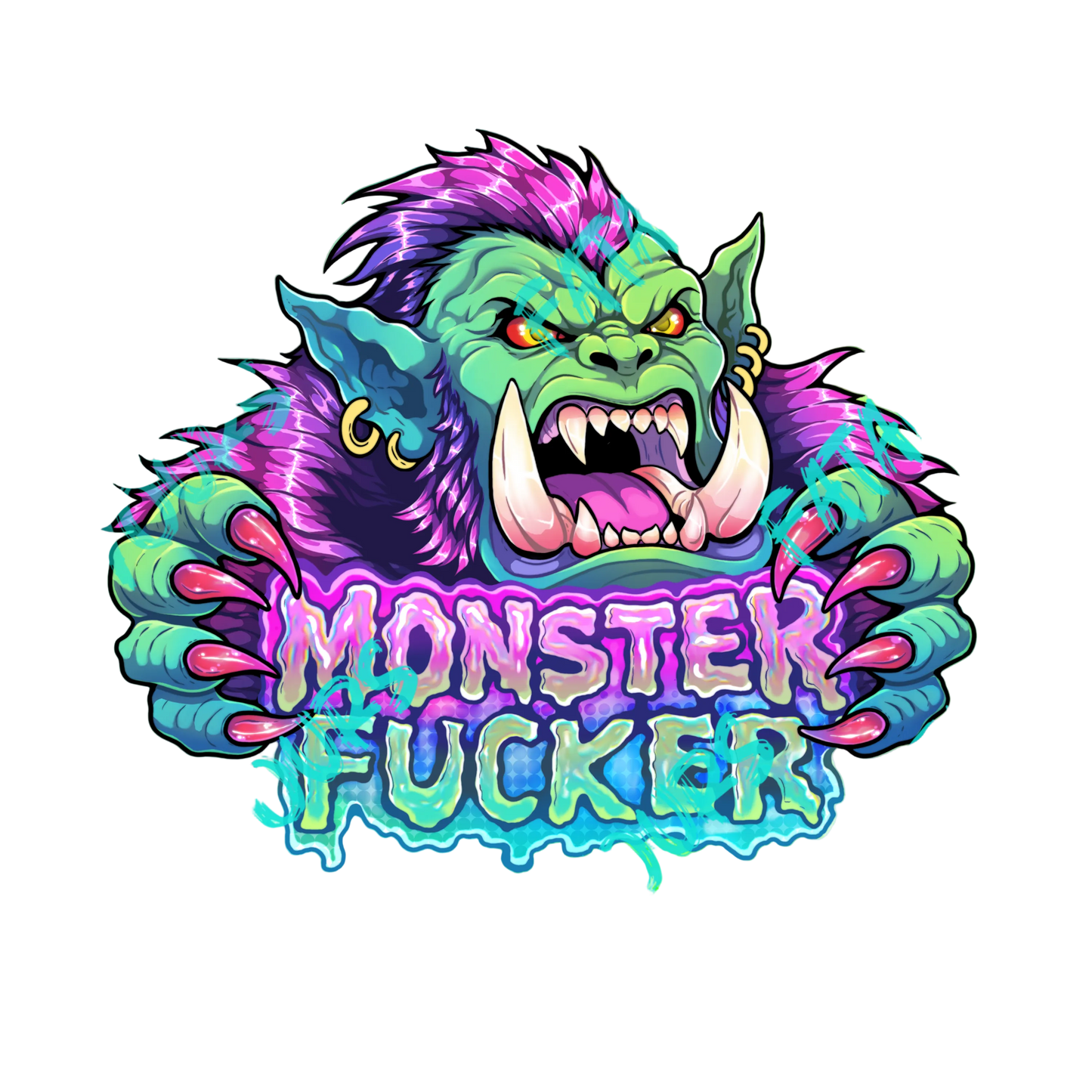 Orc Monster F*cker Sticker