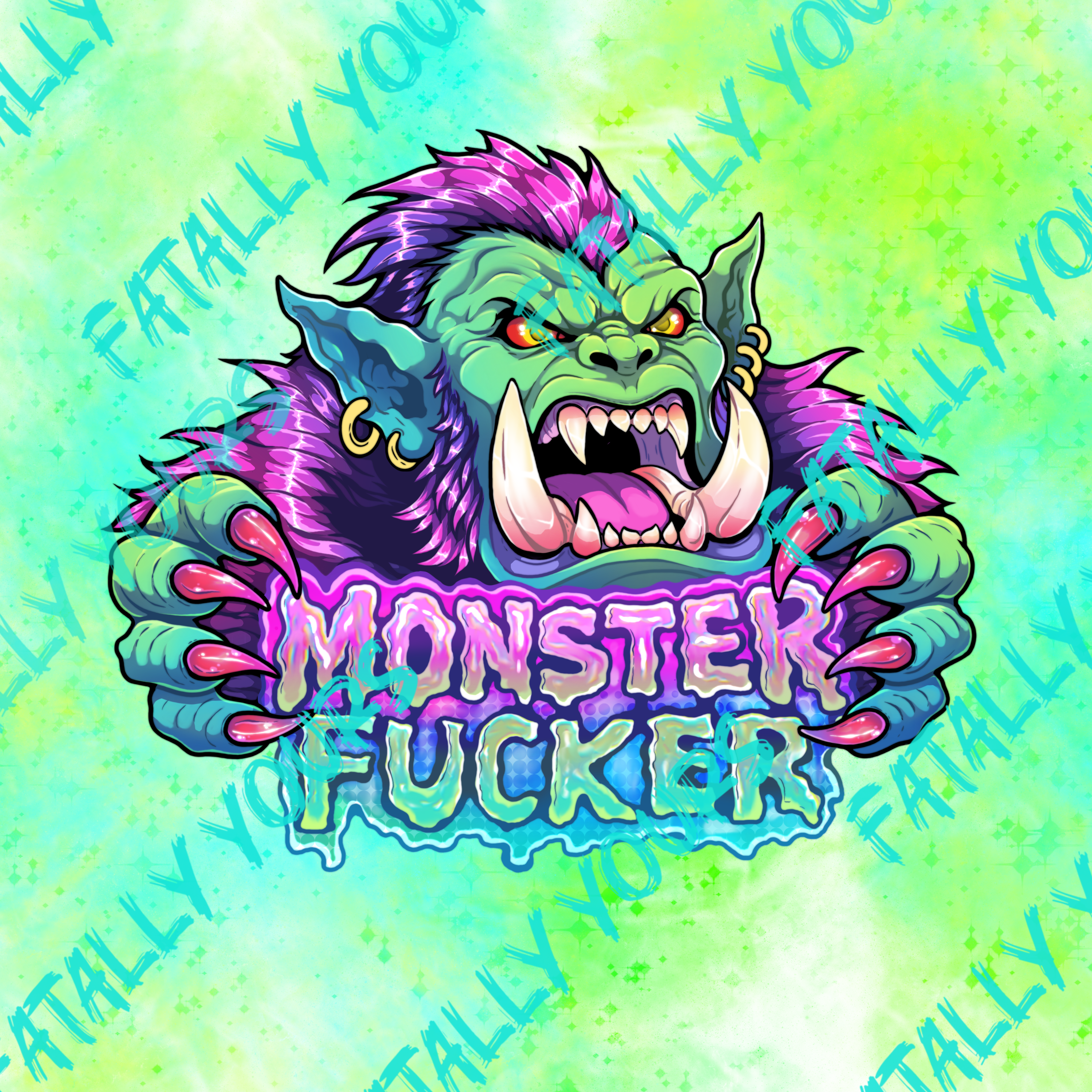Orc Monster F*cker Sticker